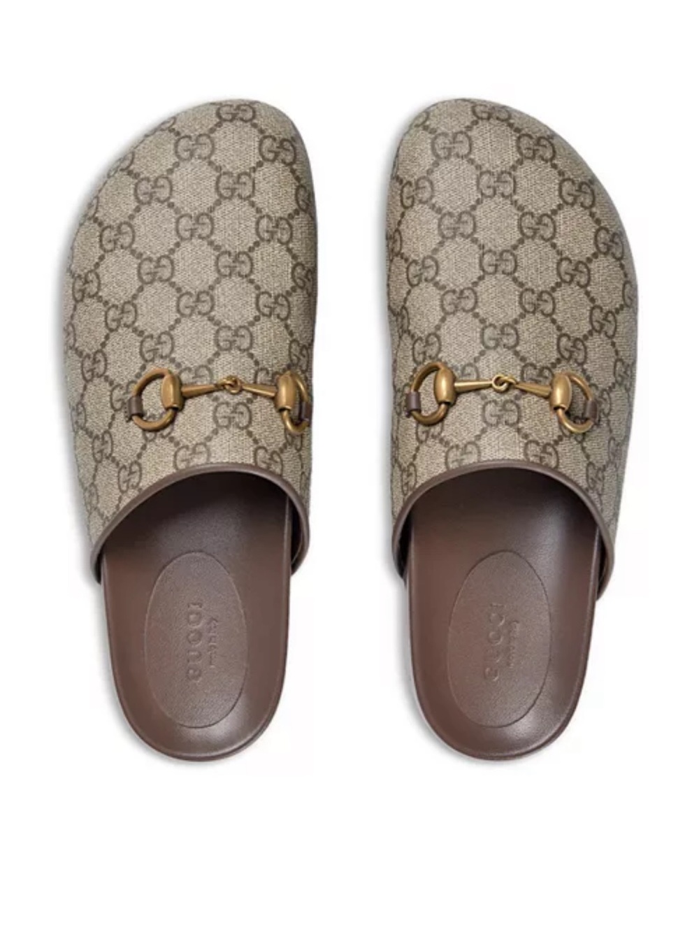 Gucci Women's GG Supreme Horsebit Slippers ✨